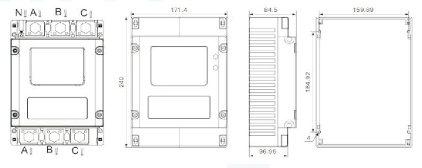 DSSD-DGL, DTSD-DGL DSSD 3P3W & DTSD 3P4W high power meter