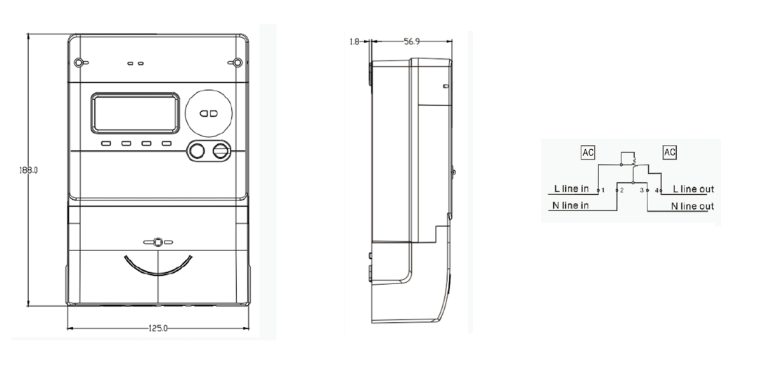 GSD7666-WJ1 Single-phase Smart Energy Meter